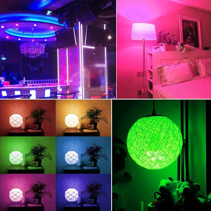 Chromotherapy Color Changing LED Light Bulb with Remote Control