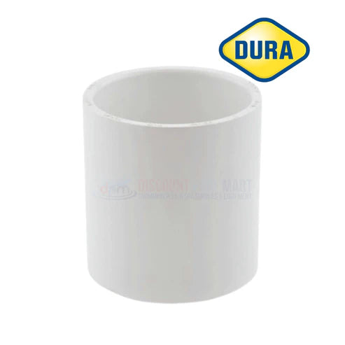 Dura Plastic PVC Coupling | Schedule 40 | 2" Slip