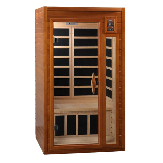 Dynamic "Barcelona" FAR Infrared Sauna Ultra Low EMF with Canadian Hemlock