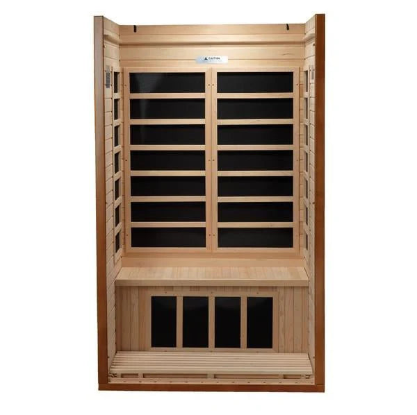 Dynamic "Barcelona" FAR Infrared Sauna Ultra Low EMF with Canadian Hemlock