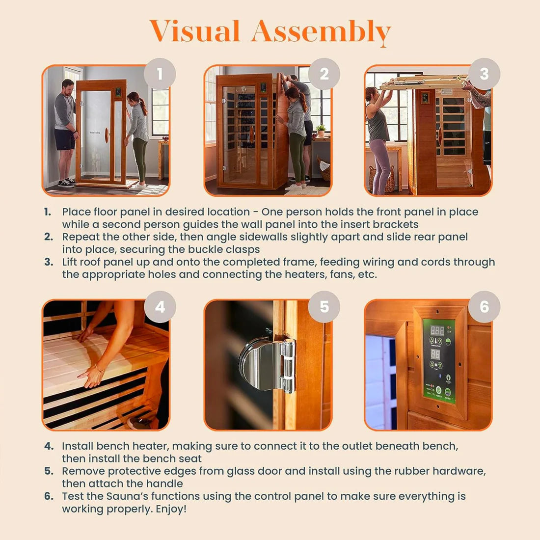 Dynamic "Barcelona" FAR Infrared Sauna Ultra Low EMF with Canadian Hemlock