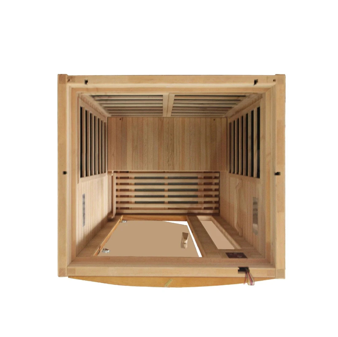 Dynamic "Barcelona" FAR Infrared Sauna Ultra Low EMF with Canadian Hemlock