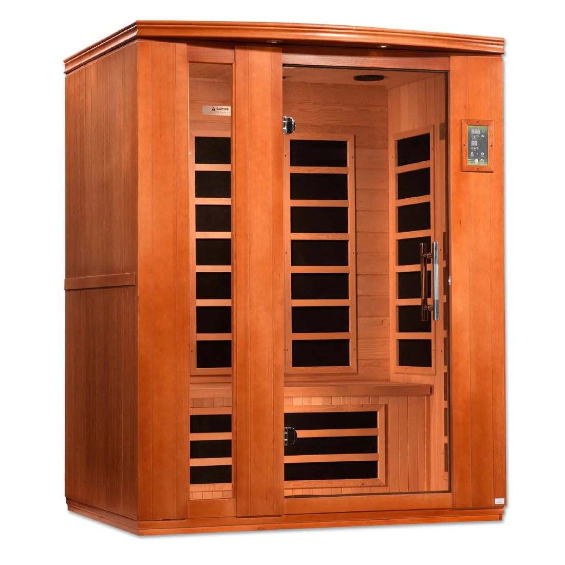Dynamic Lugano FAR Infrared Sauna Low EMF with Hemlock Wood