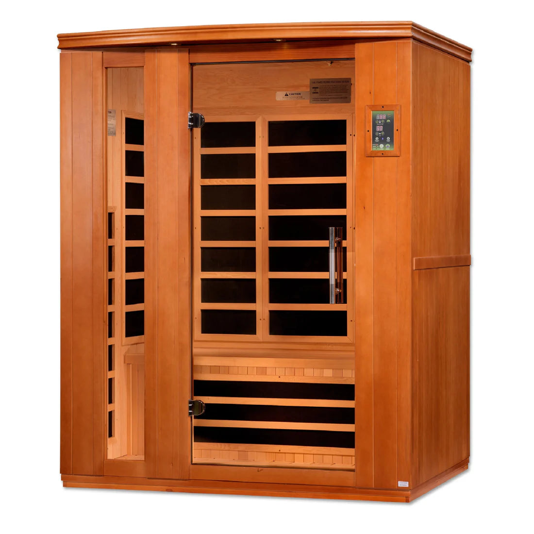 Dynamic Lugano FAR Infrared Sauna Low EMF with Hemlock Wood