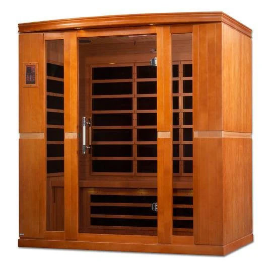 Dynamic Bergamo Infrared Sauna Low EMF with Hemlock Wood