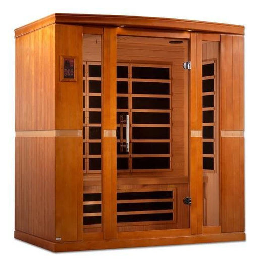 Dynamic Bergamo Infrared Sauna Low EMF with Hemlock Wood