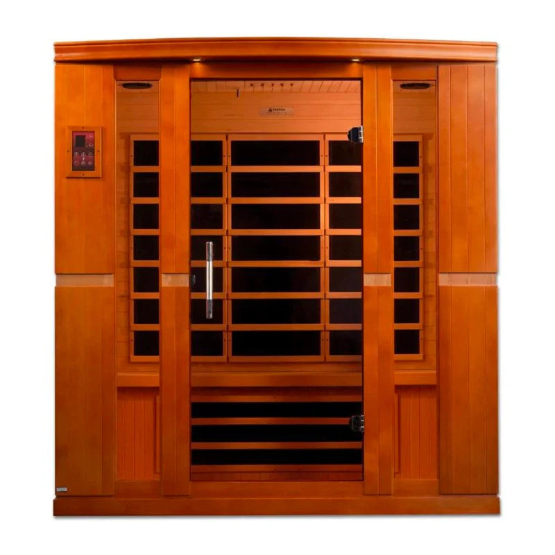 Dynamic Bergamo Infrared Sauna Low EMF with Hemlock Wood