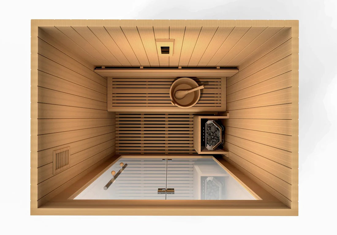 Traditional Indoor Sauna (Exterior - Interior Canadian Red Cedar)