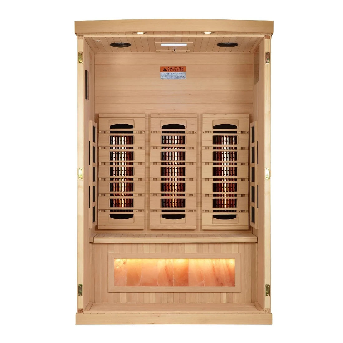 Full Spectrum Reserve Edition Infrared Sauna Near Zero EMF with Himalayan Salt Bar (2025 model)