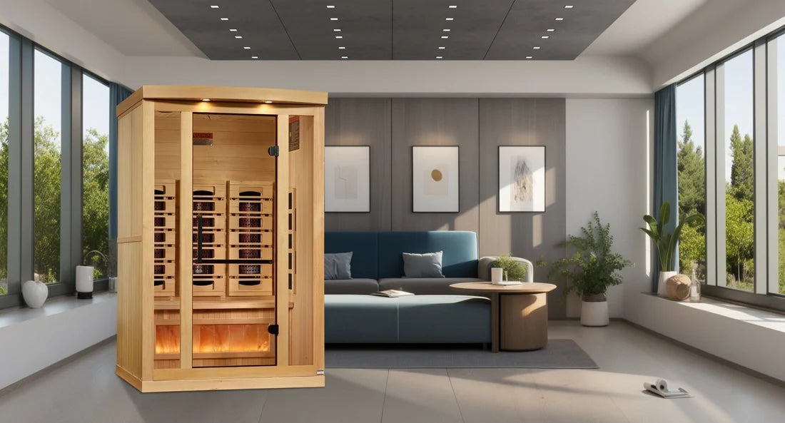 Full Spectrum Reserve Edition Infrared Sauna Near Zero EMF with Himalayan Salt Bar (2025 model)