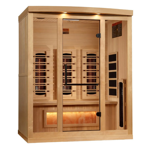 Reserve Edition PureTech™ Full Spectrum (2025 model) Infrared Sauna Near Zero EMF with Himalayan Salt Bar