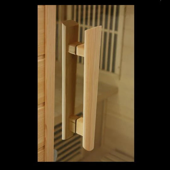 Maxxus Seattle FAR Infrared Sauna Low EMF with Hemlock Wood