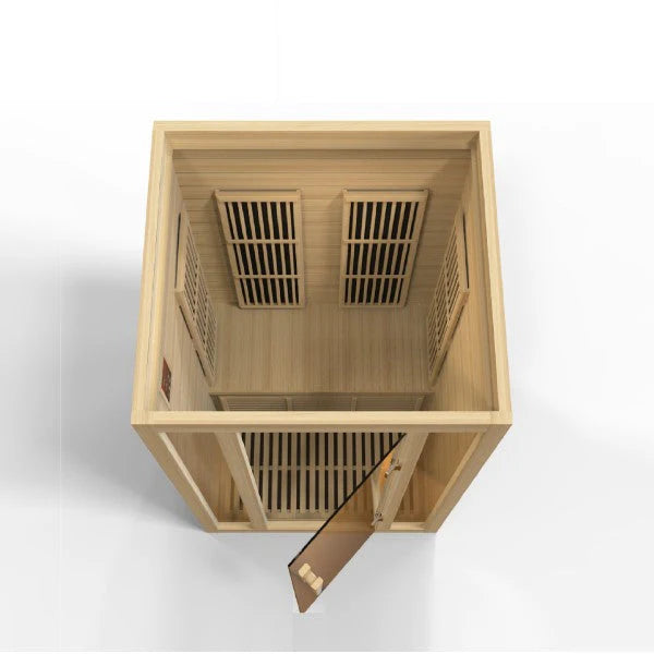 Maxxus Seattle FAR Infrared Sauna Low EMF with Hemlock Wood