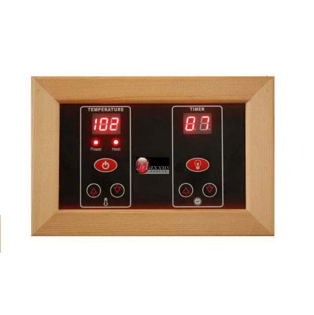 Maxxus Bellevue FAR Infrared Sauna Low EMF with Hemlock Wood
