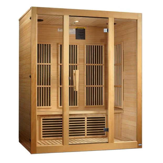 Maxxus Bellevue FAR Infrared Sauna Low EMF with Hemlock Wood