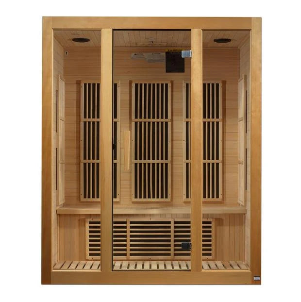 Maxxus Bellevue FAR Infrared Sauna Low EMF with Hemlock Wood