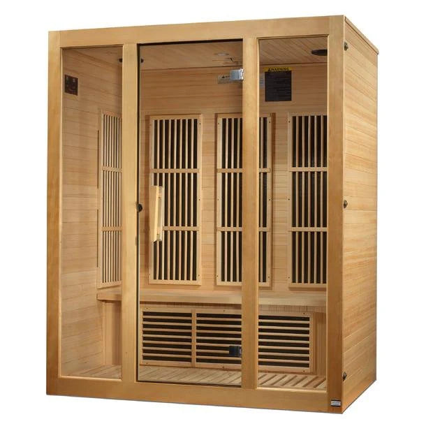 Maxxus Bellevue FAR Infrared Sauna Low EMF with Hemlock Wood