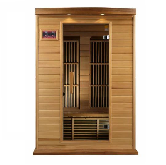 Maxxus Toulouse FAR Infrared Sauna Low EMF with Hemlock Wood