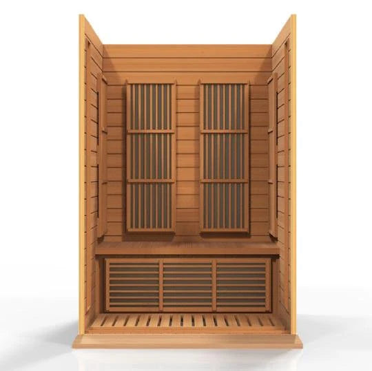 Maxxus Toulouse FAR Infrared Sauna Low EMF with Hemlock Wood