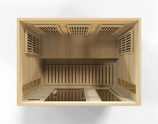 Maxxus FAR Infrared Sauna Low EMF with Hemlock Wood