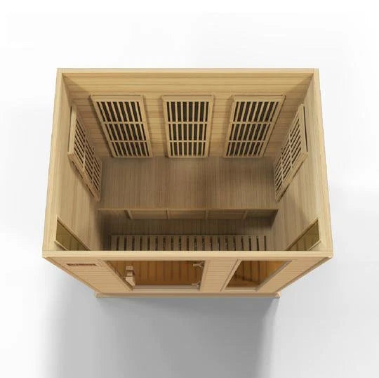 Maxxus FAR Infrared Sauna Low EMF with Hemlock Wood
