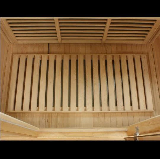 Maxxus FAR Infrared Sauna Low EMF Corner Unit with Hemlock Wood